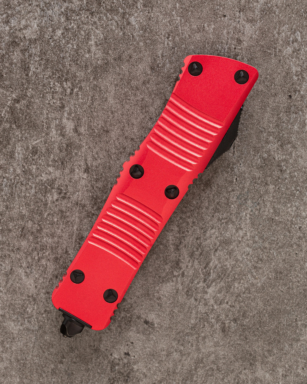 Автоматический складной нож SteelBro Troodon S/E Red Droppoint Black VG-10 139-1RD (черный-красный)