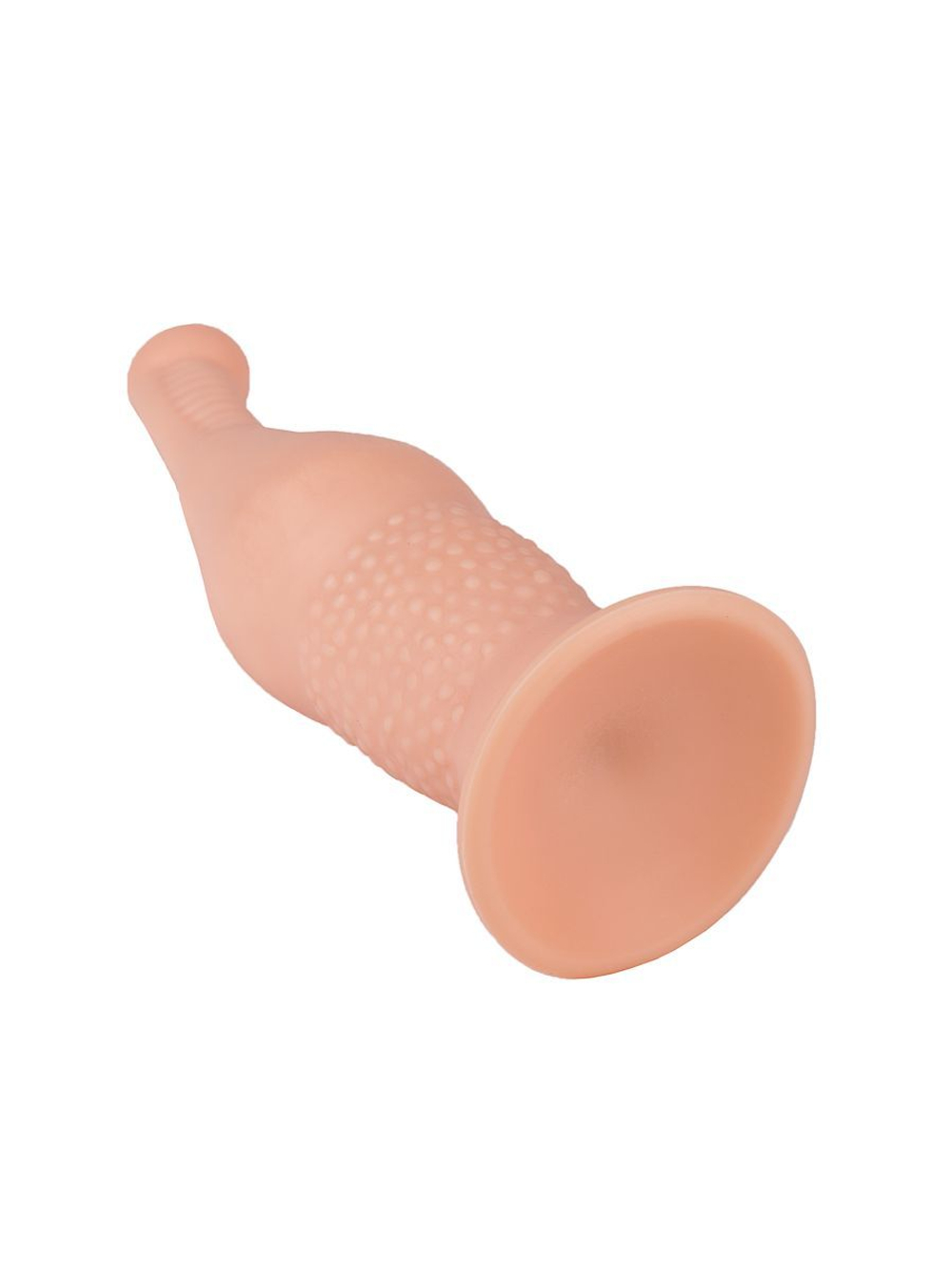 Анальный телесный стимулятор на присоске - 16,5 см.