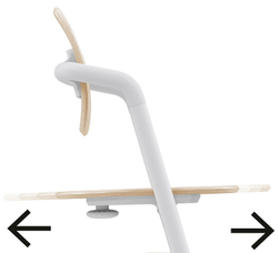 Стульчик для кормления Cybex Lemo 4 в 1 с мягкими чехлами Comfort Inlay Sand White/Pearl Pink