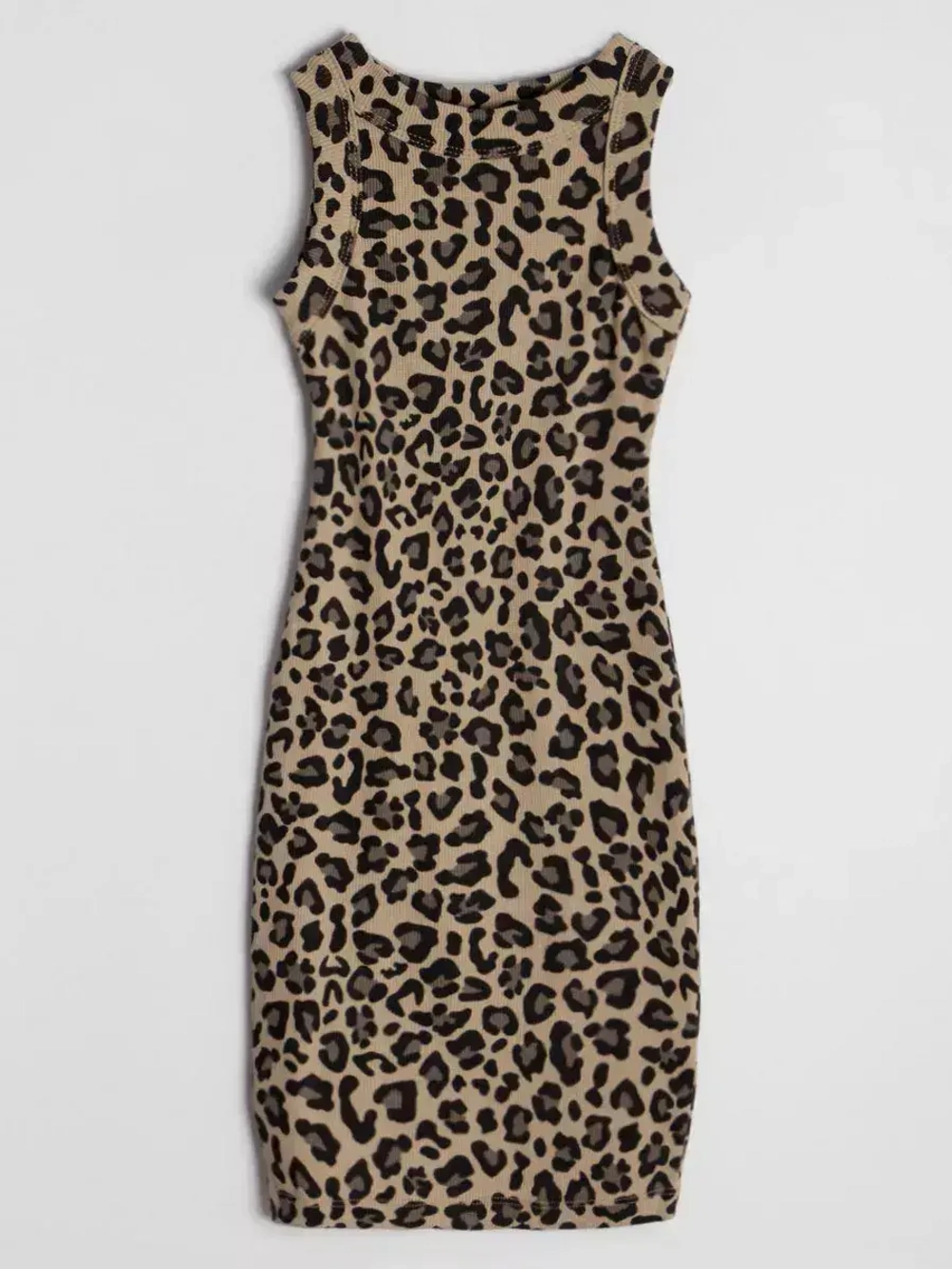 Платье для девочки летнее, леопардовое