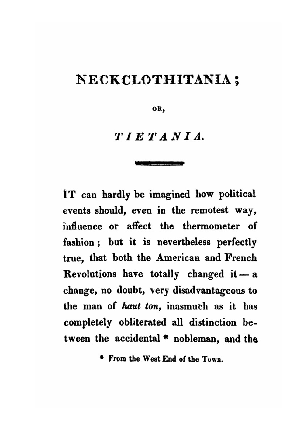Neckclothitania | Сборник
