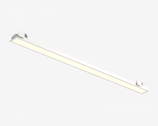 Светильник LED линейный встраиваемый LR63-2480 68Вт 3000К IP20 белый 6256Лм 2502х60х32мм DARKLUM