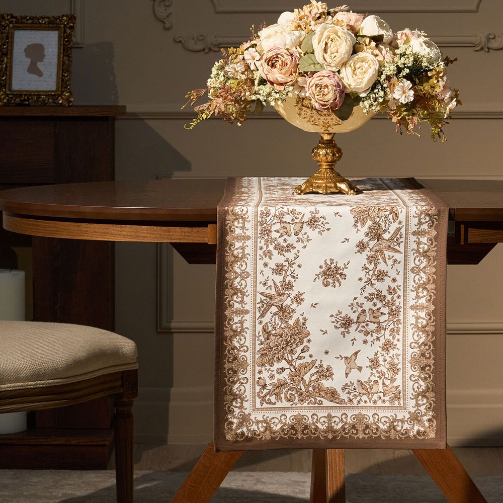 ДОРОЖКА " ROYAL GARDEN" 40Х146СМ ,БЕЛЫЙ ,100% ХЛОПОК ,ТВИЛ С ПРОПИТКОЙ