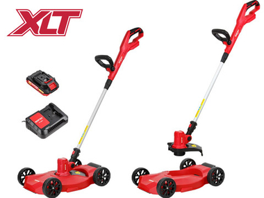 Триммер аккум. WORTEX TB 2818 ALL1 XLT SET 18В, шир.скаш.300 мм, авт.подача лески, леска 1.6 мм