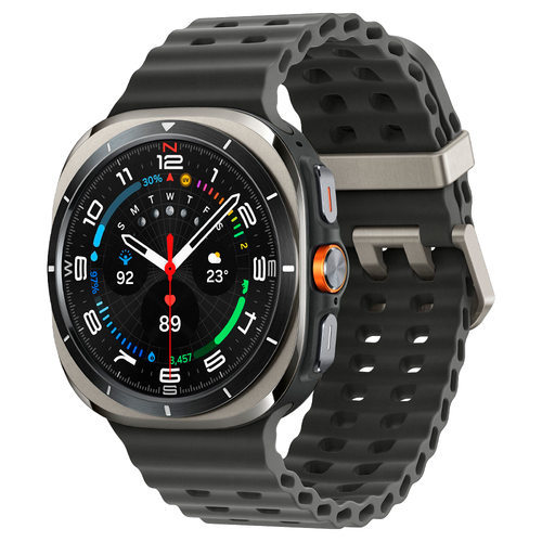 Умные часы Samsung Galaxy Watch Ultra 47mm LTE, ремешок Marine, Titanium Silver (Серебристый титан)