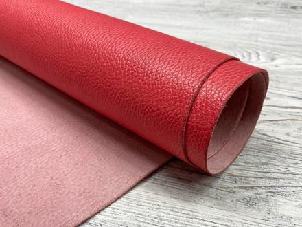 Лакшери цв. Розовый / Luxury Tannery Pink Grapefruit, 1,3-1,5 мм, натуральная кожа