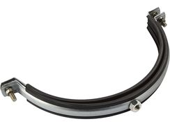 Хомут для воздуховода с резиновым профилем 125 мм (гайка)