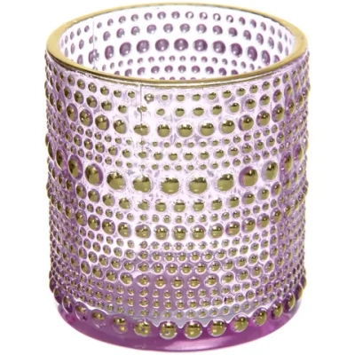 Подсвечник «Хрустальный блеск» 7*7,8 см, Лаванда