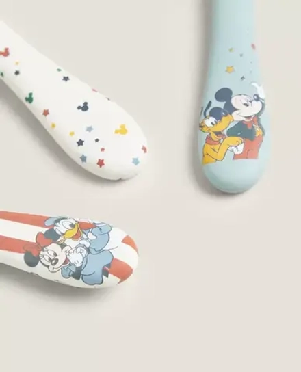 ZARA HOME НАБОР ЦВЕТНЫХ СТОЛОВЫХ ПРИБОРОВ ДЛЯ ДЕТЕЙ МИККИ МАУС © Disney, РАЗНОЦВЕТНЫЙ