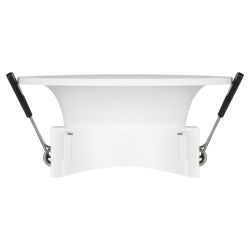 Светильник встраиваемый декоративный ЭРА KL93 WH под лампу MR16 GU5.3 белый пластиковый | Декоративные встраиваемые светильники