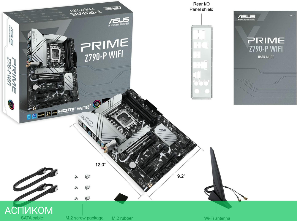 Материнская плата ASUS Prime Z790-P WiFi (90MB1CJ0-M1EAY0)