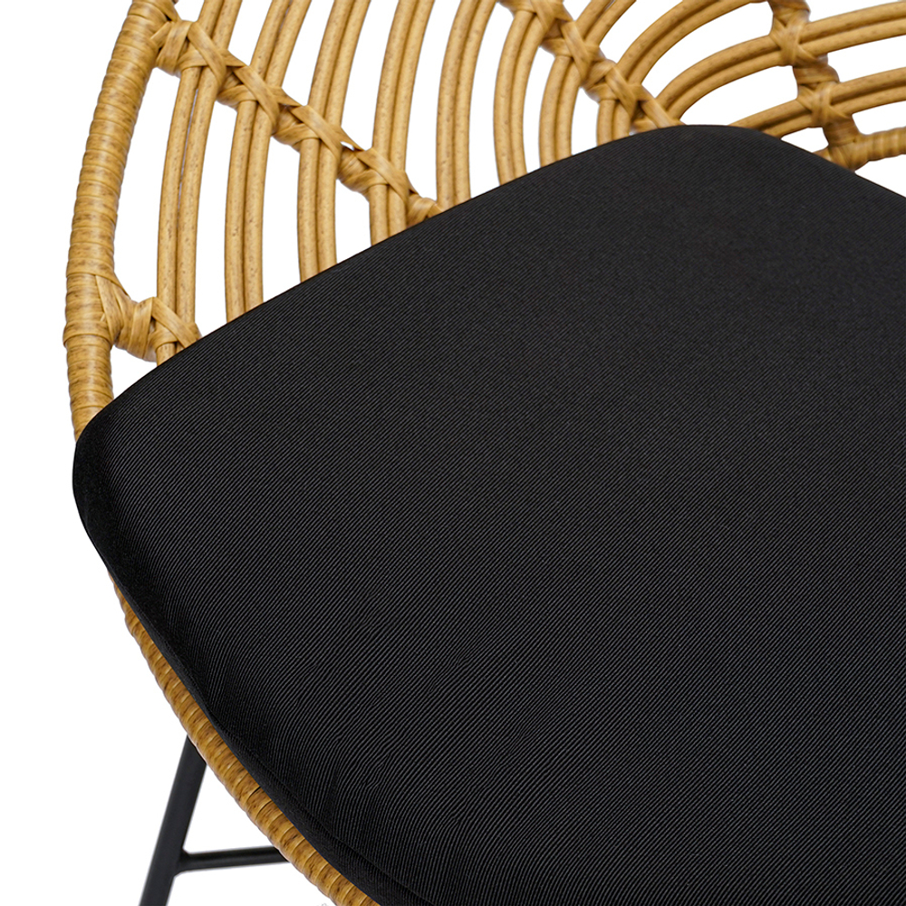 Стул vetle round, ротанг