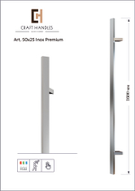 Арт. 50x25 Inox Premium 1шт