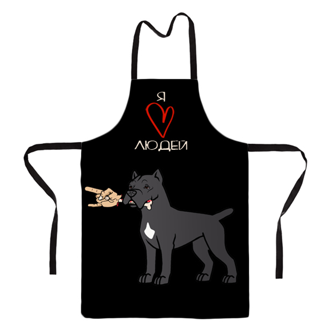 Фартук "Корсо любит людей"
