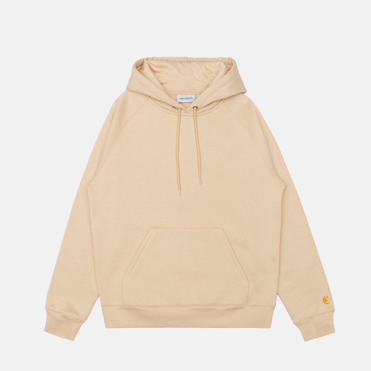 Толстовка мужская Carhartt WIP Hooded Chase Sweatshirt артикул:I033661_sable - купить в магазине Дайс