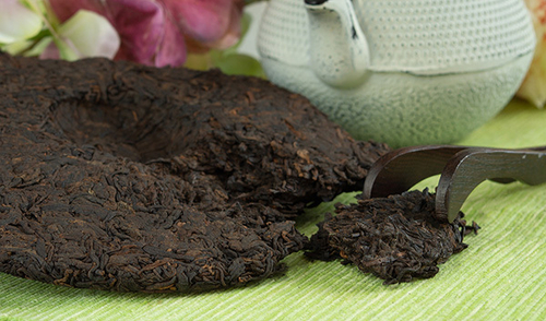 Пуэр Фу Хай Чи Цзе Бинг (2016г провинция Юньнань Menghai Fuhai Tea Factory 8 лет) РЧК 320г