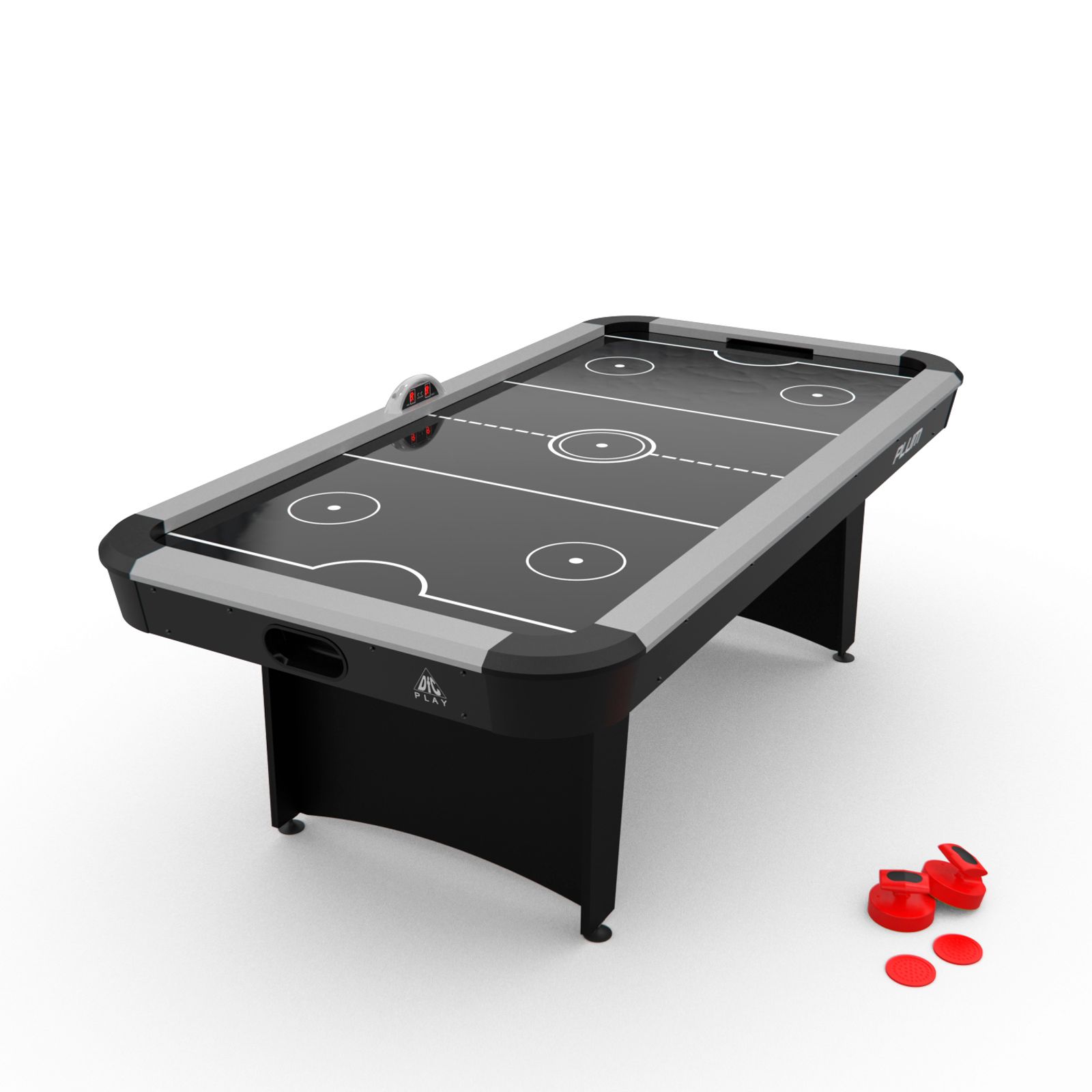Игровой стол - аэрохоккей DFC Deluxe PLUM 90"7ft фото №1