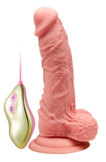 Телесный ротатор-реалистик Turbo Boost Darrick - 17,5 см. (Цвет: телесный)