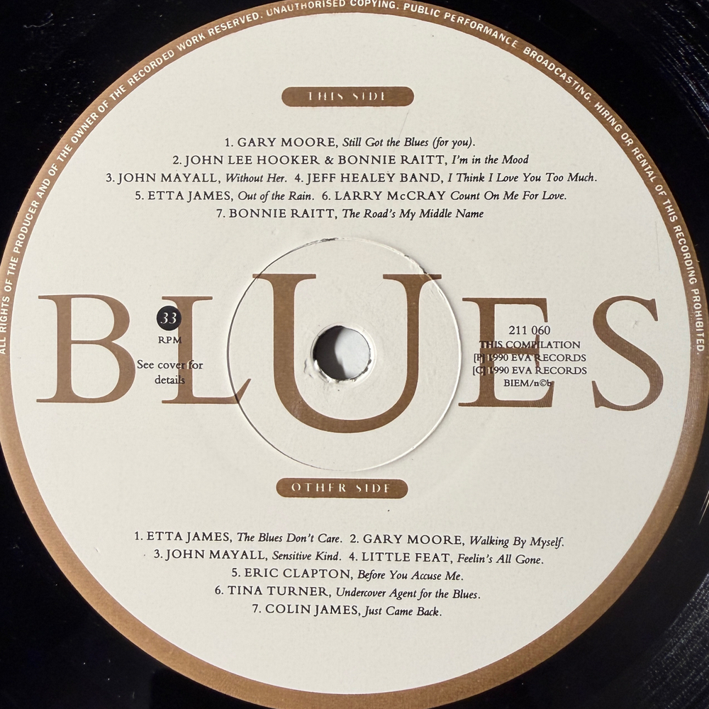 Сборник Absolute Blues (Скандинавия 1990г.)