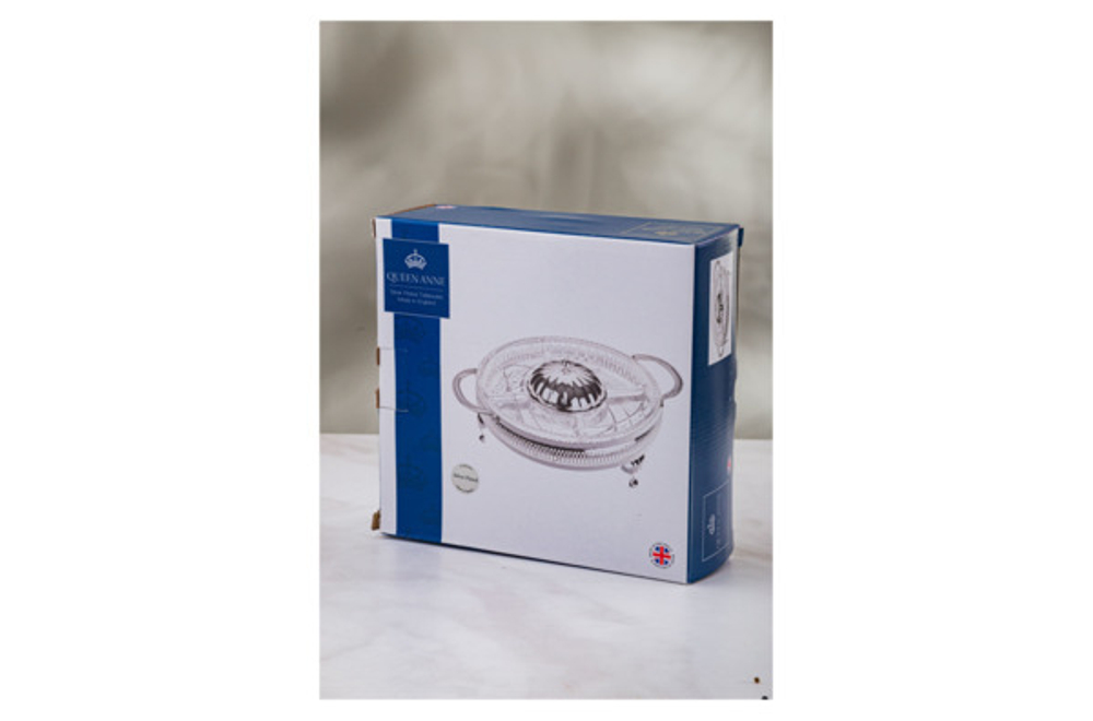 Менажница 25см с центральной крышкой Queen Anne с ручками