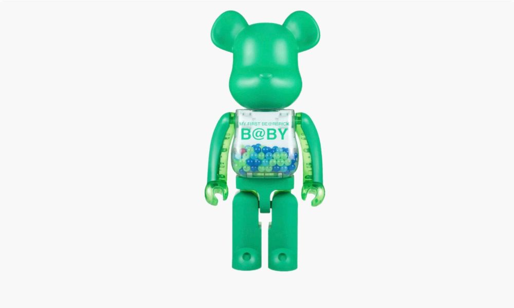 Bearbrick x WF Fashion x My First Bearbrick Baby &quot;1000%&quot; Green