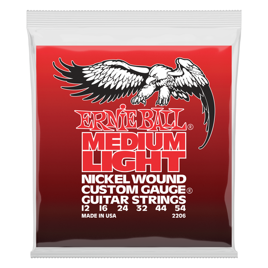 Струны для электрогитары ERNIE BALL 2205 Nickel Wound Medium Light 12-54