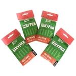 Шнурки active круглые с наполнителем усиленные 90см (белые)