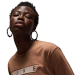 Баскетбольная женская футболка Jordan Flight Heritage T-Shirt Brown