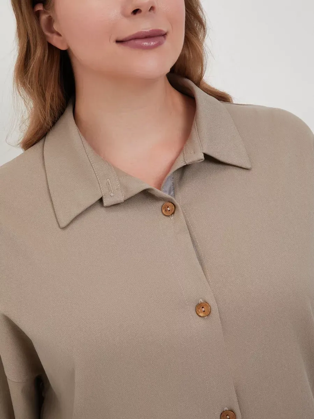 Рубашка оверсайз под футболку