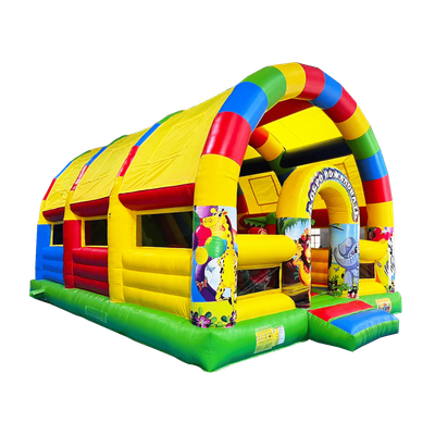 Коммерческий надувной батут «Страна Сафария» 8*6*5 м