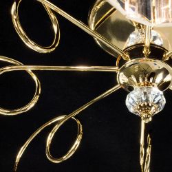 Citilux Синди CL330182 Люстра хрустальная Золото