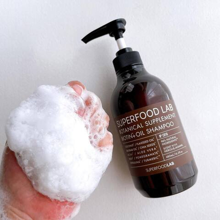 Шампунь с биотином и натуральными маслами Superfood Lab Biotin Oil Shampoo