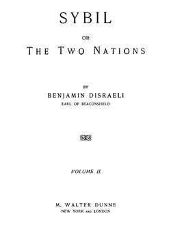 Sybil. Or, the Two Nations. Vol. 2 | Disraeli Benjamin