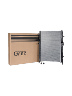 Радиатор основной PEUGEOT 206 1.1/1.4/1.6  09/98-> МКПП GANZ GIF07157