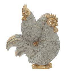 GAEM Фигурка декоративная "Курица с петухом", L18,5 W11 H22,5 см