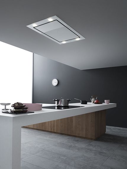 Вытяжка Falmec SIRIO IS 90 WHITE GLASS (без мотора)