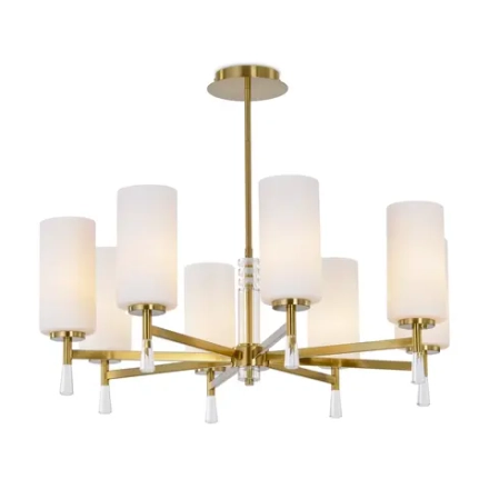 Люстра на штанге Freya CHIC FR2031PL-08BS