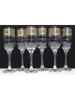Бокалы для шампанского 6 штук Версаче