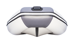 Лодка ПВХ Ривьера Компакт 3400 СК "Комби" светло-серый/графит