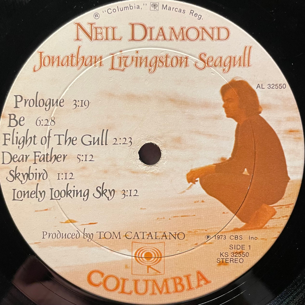 Neil Diamond ‎– Jonathan Livingston Seagull - Original Motion Picture Sound Track (США 1973г.)
