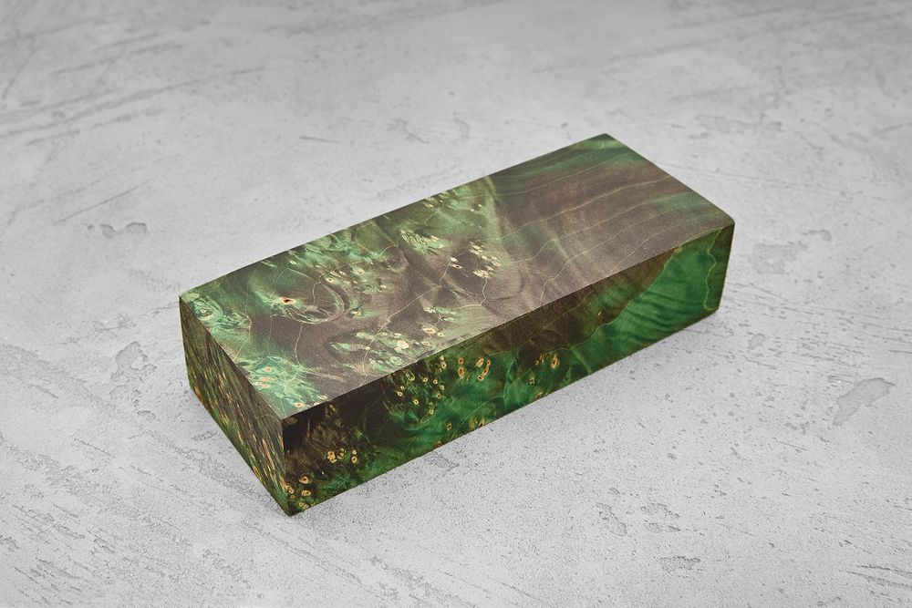 Кап клёна стабилизированный двухцветный Т22