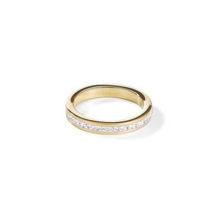 Кольцо Coeur de Lion Crystal-Gold 17.2 мм 0129/40-1816 54