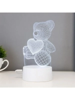 Светильник сенсорный «Мишутка» LED 7 цветов USB/от батареек