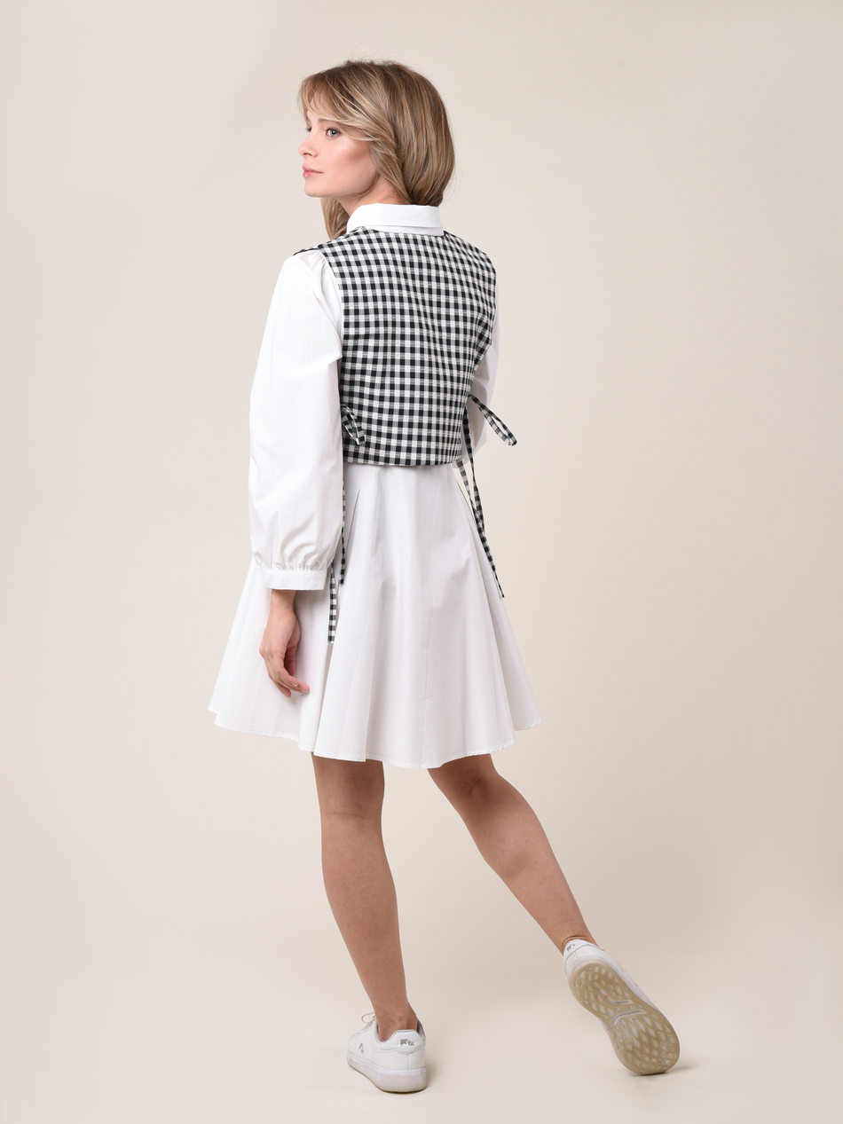 Платье женское с жилетом