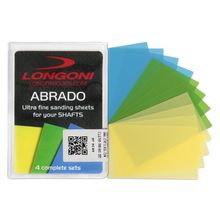 Набор микробумаги для полировки кия Longoni Abrado 12шт.