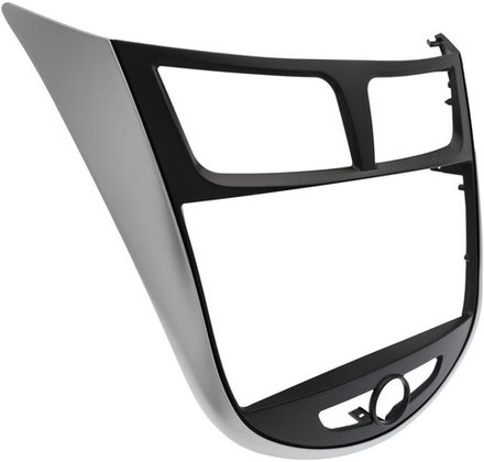 Магнитола для Hyundai Solaris 1 2010-2016 (рамка серебристо-черная тип 3) - Teyes CC4-PRO монитор 9.5" 2K QLED на Android 13, Snapdragon 778G, AI, CarPlay, DSP, 4G SIM-слот