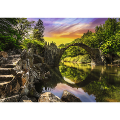 Puzzle Premium Plus Quality 1000 el. Photo Odyssey: Rakotz Bridge in Kromlau, Germany