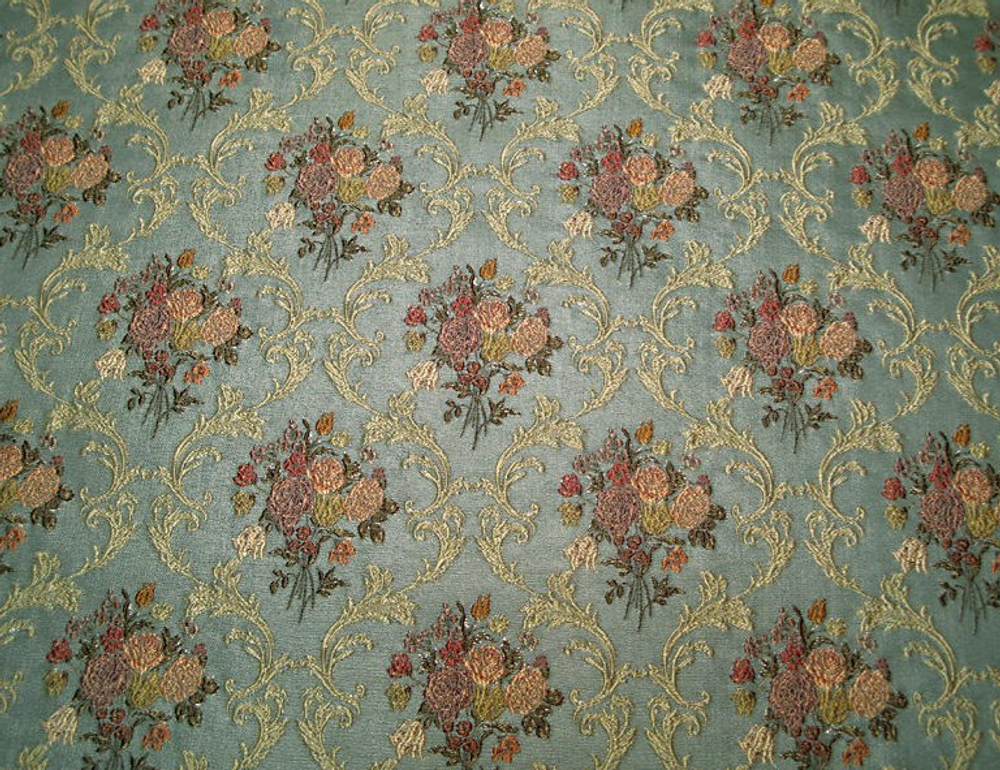 Жаккард Букет малый бирюза