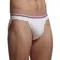 Мужские трусы танга белые JOCKMAIL JM3037-1