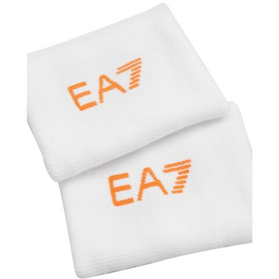 Напульсник теннисный EA7 Unisex Woven Cuff - white/orange